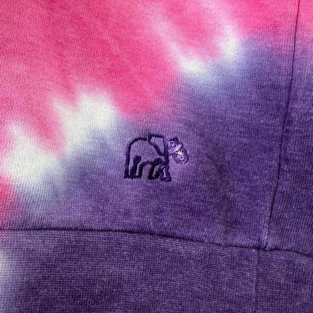 Ivory Ella tie dye fleece sweatshirt small colorful cozy sweatshirt - Picture 7 of 8